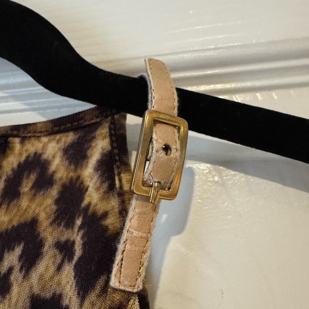 Mango Leopard Print Top - image 3